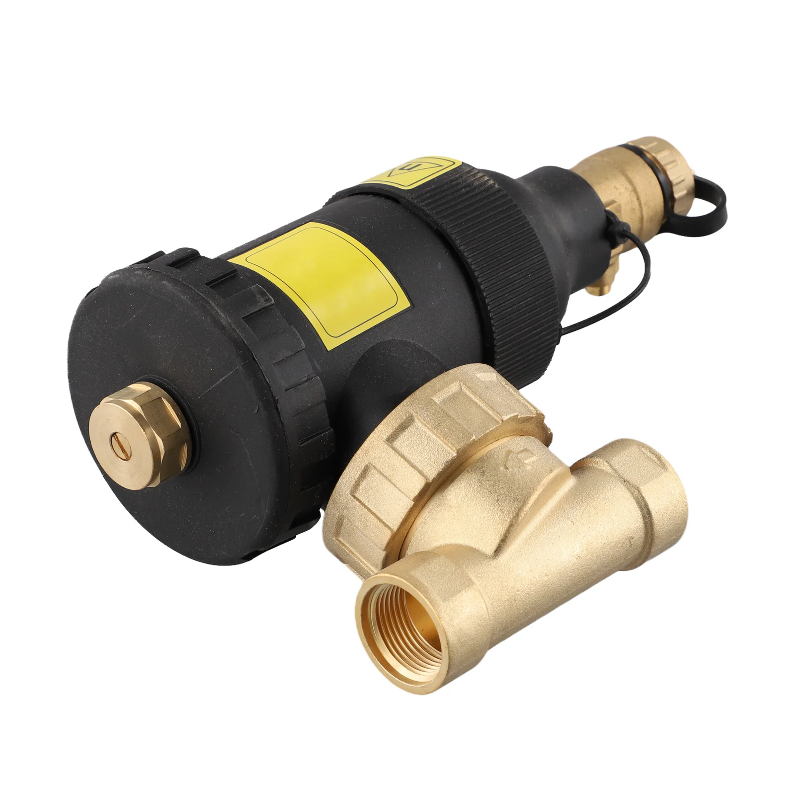 Boiler Filter Dirt Separator 175 CWP 250F MAX Plastic Engineering Brass Threaded Connection Water Filter 12000 Gauss Magnet
