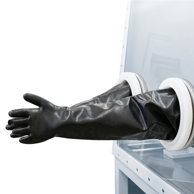 EPDM Rubber Glove Box Gloves 8 INCH for Anti-Oxygen UV Ozone Aging Durable and Reliable Hand Protection Isolator