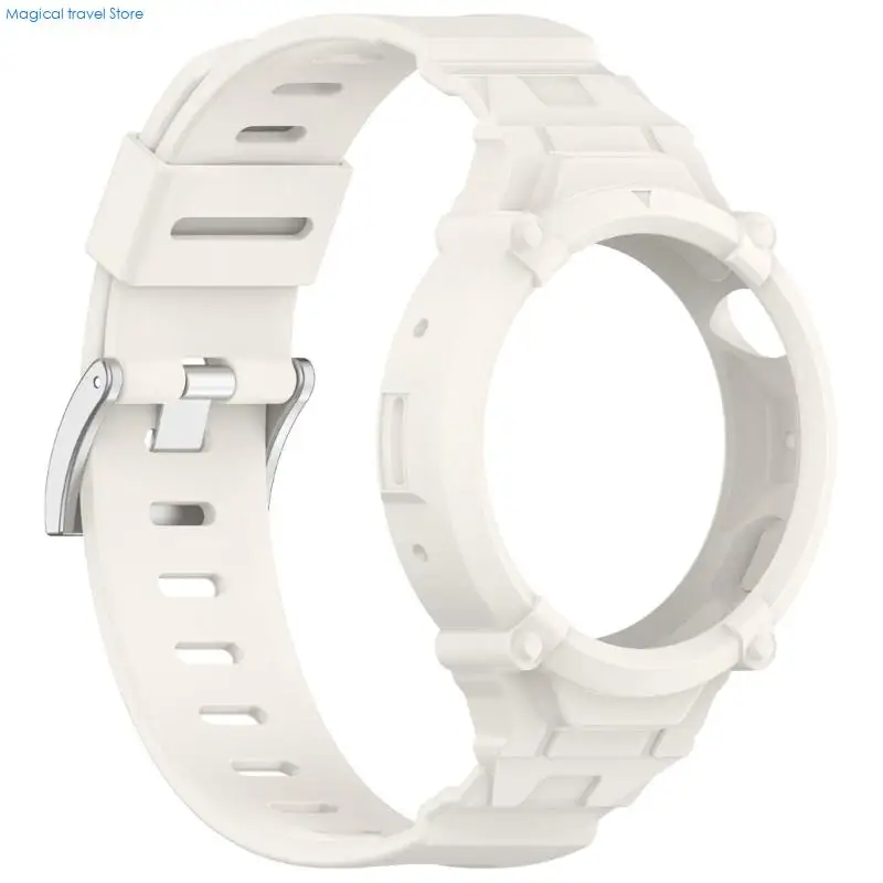 N2UB Watch Silicone Fitness Replacement Integrated Straps For Watch 5 Watch 3