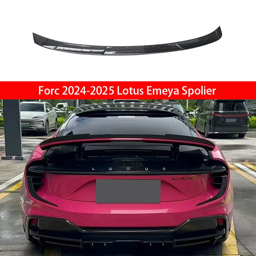 

For 2024-2025 Lotus Emeya Car Rear Spoiler Wing Trunk Lip Tail Trunk Spoiler Trim Car Accessories