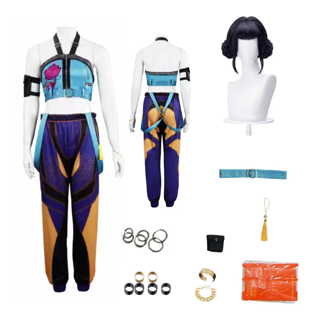 

Kpop Demon Hunters Inspired Cosplay Costume - Superstar Anime Full Set Outfit for Women Halloween Party Roleplay