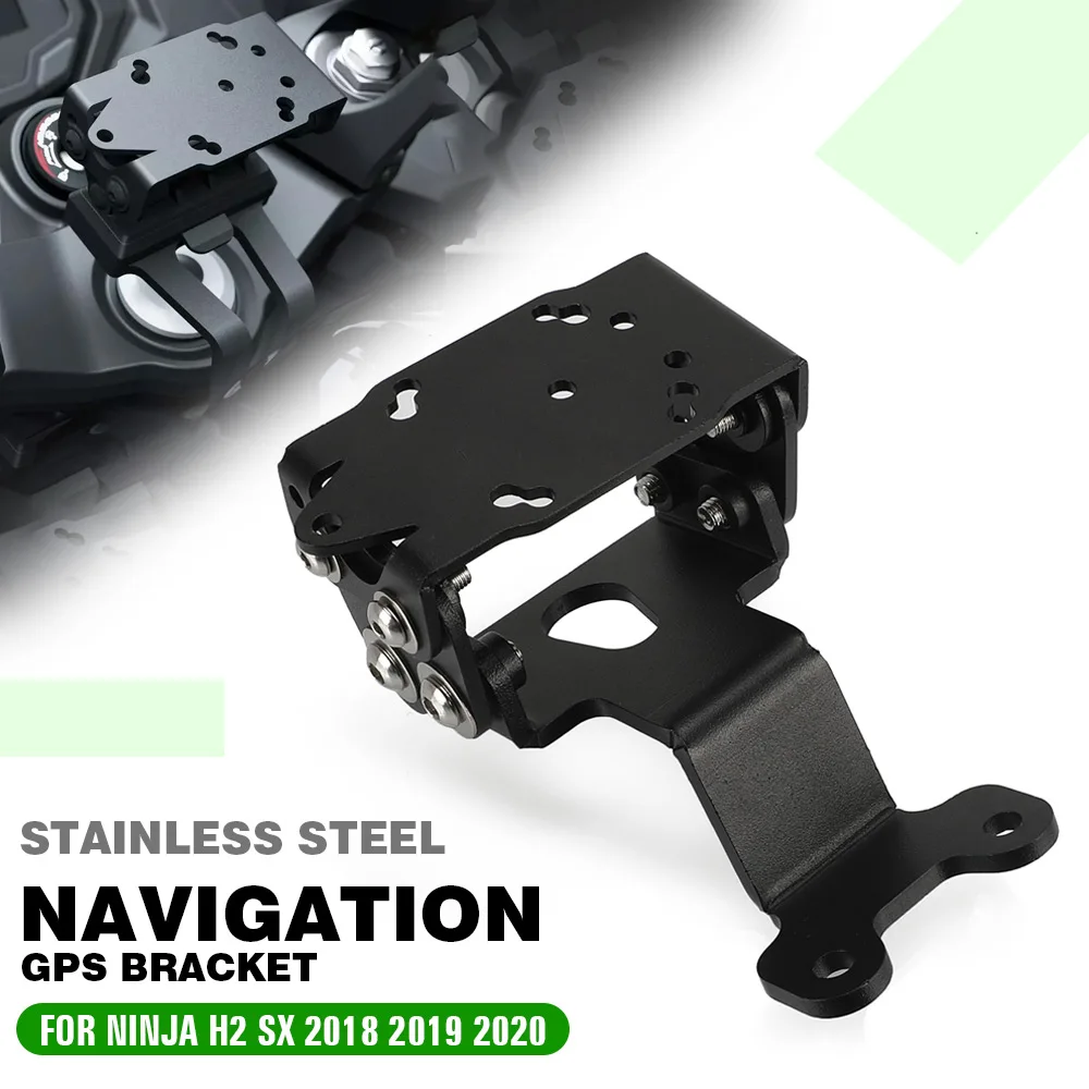 

Sat Nav Navigation Bracket Phone GPS Navigation Mount Bracket Adjustable For Kawasaki Ninja H2 SX 2018 2019 2020 Accessories