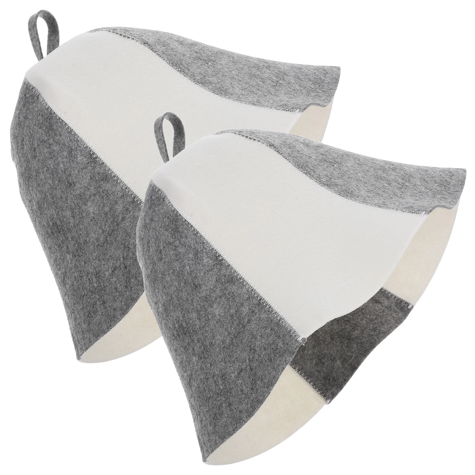 2 قطعة قبعات ساونا سميكة ماصة للماء قبعات مريحة للاستحمام الرجال النساء المنزل استخدام قبعة ساونا قبعات دش كبيرة #4