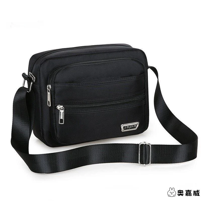 Business Canvas Shoulder Bag Women's Crossbody Bag Casual Leisure Money Collecting Bag Unisex Small Square Bag
