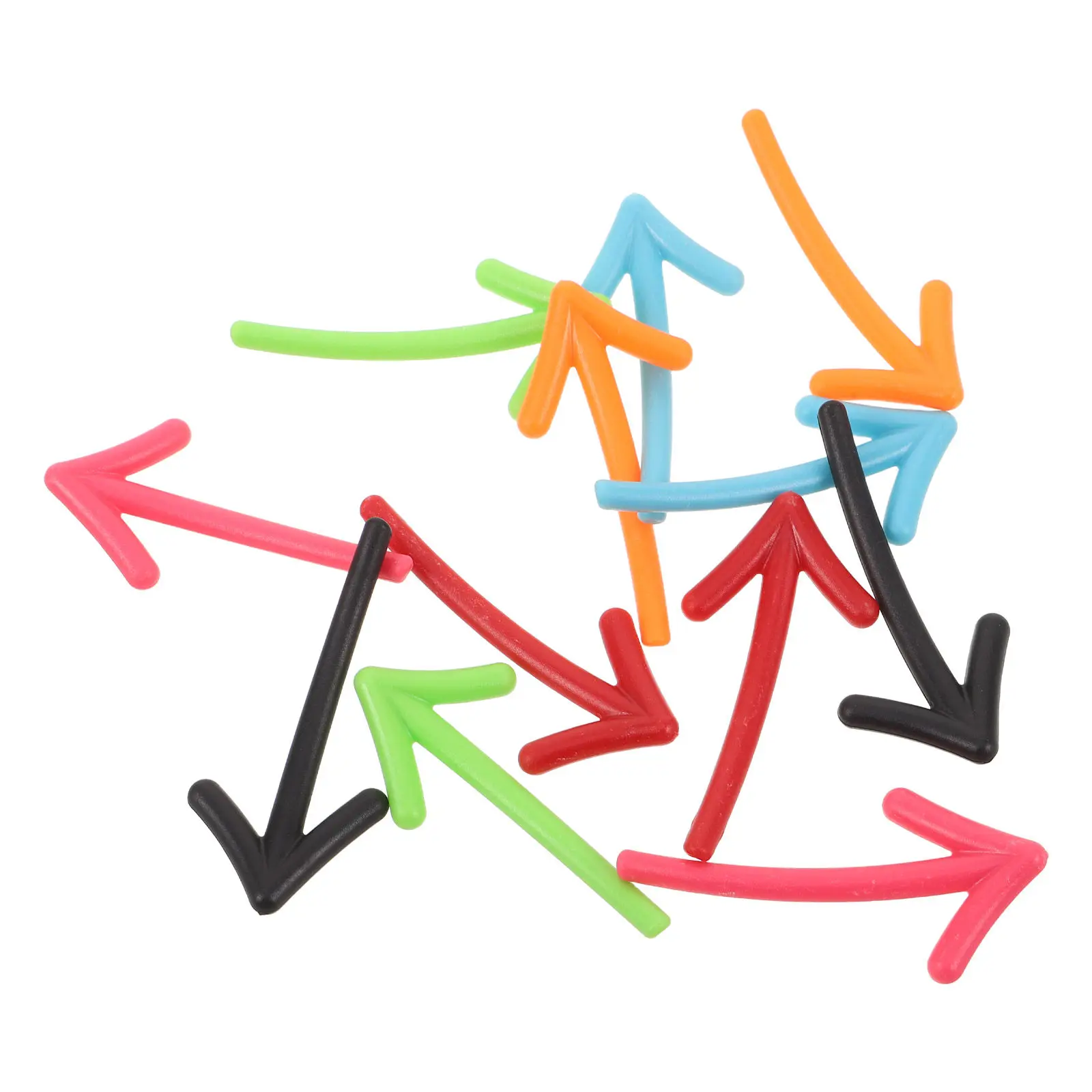 12Pcs Fun Arrow Magnets 3D Decorative Magnetic Stickers Adhesion Fridge Message Holders for Home Office Classroom