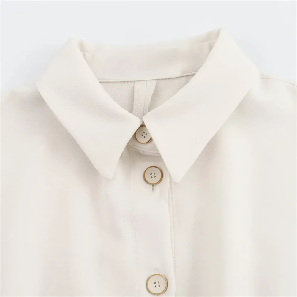 Robe chemise courte de style occidental européen et américain pour femmes, Outlier à la mode, été, nouveau, 2024ZAR4