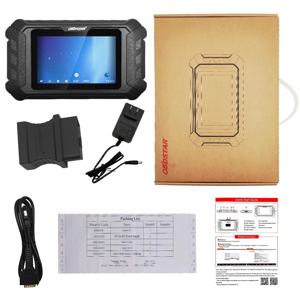 Latin America Version OBDSTAR X300 MK5 Key Programmer Special for Tata/Mahindra/Hyundai for Brazil Fiat/VW