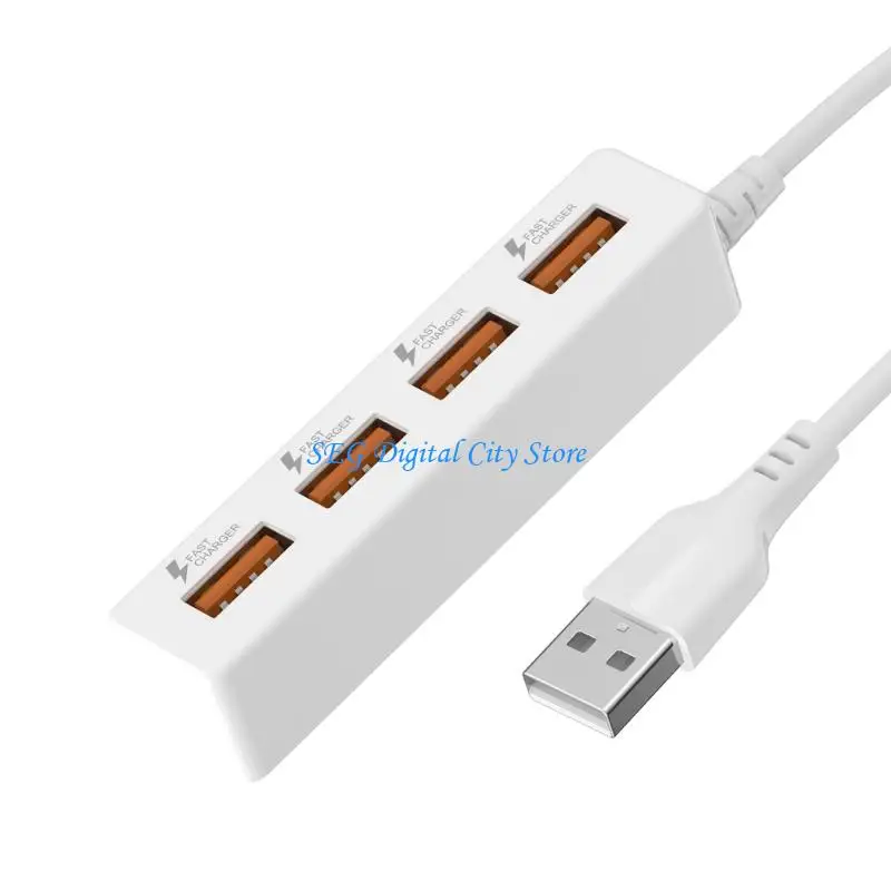 

U75B 4 Port USB2.0 Extension Male To 4 Female Cable Power Adapter Converter USB2.0 Male to 4 USB Female Splitter for Phone