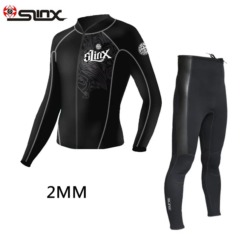 Slinx-Neoprene Scuba Dive Clothing, Snorkeling Jacket, Wetsuit, Top Coat, 2mm