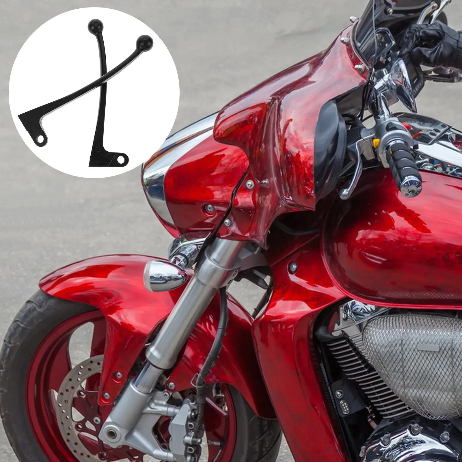 Motorcycle Brake Lever Handle Alloy Ergonomic Design Enhanced Sensitivity Easy Installation Perfect Fit for Motocross Dirt Bike