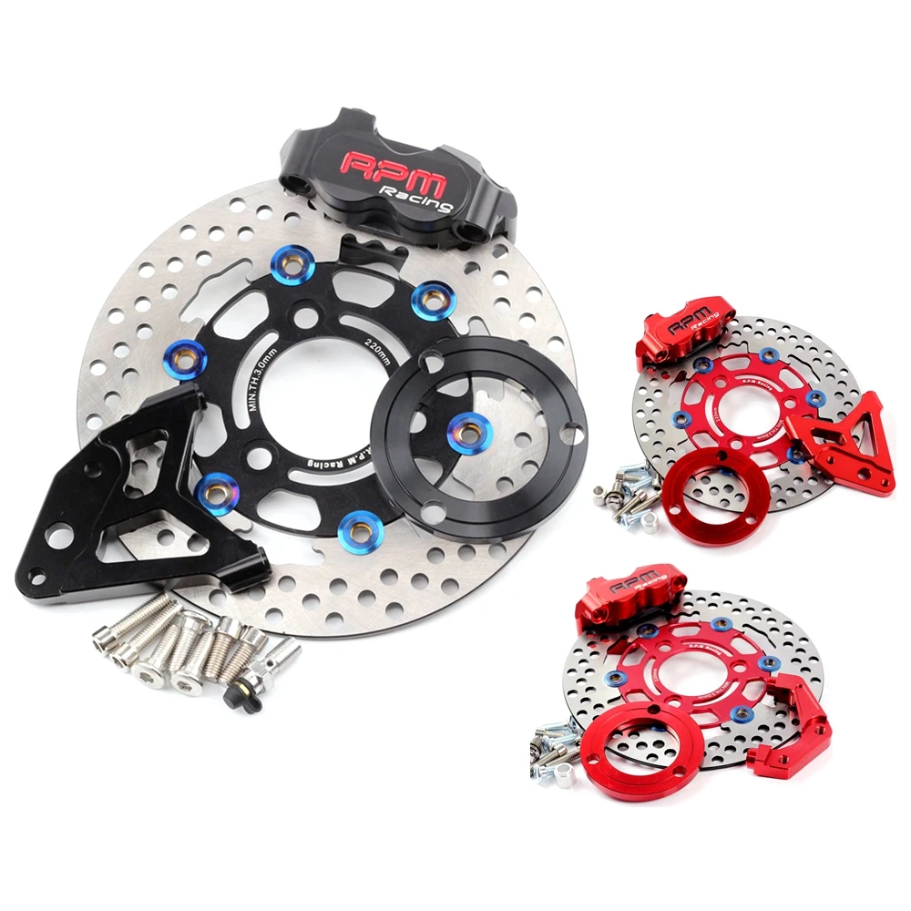 

RPM Electric Motorcycle Scooter 27/30 core Front Shock 200/220 Disc Brake Kit For Yamaha BWS FORCE RSZ JOG NIU N1S UQI Modify