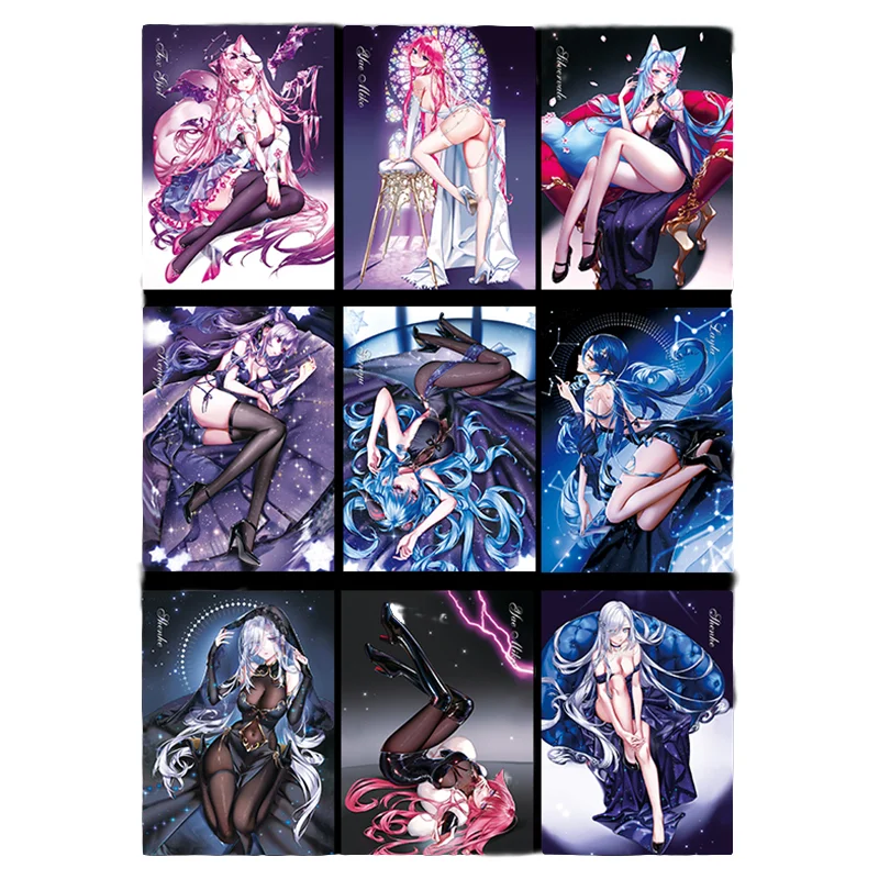 

9 шт. Genshin Impact DIY красивая девушка коллекционная карточка Keqing Ganyu Shenhe Аниме игровая флеш-карта детские праздничные подарки