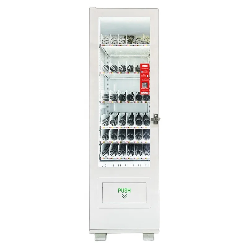 Small Business Smart Payment Big Capacity Snack Food And Drink Beauty Ccombo Vending Machines