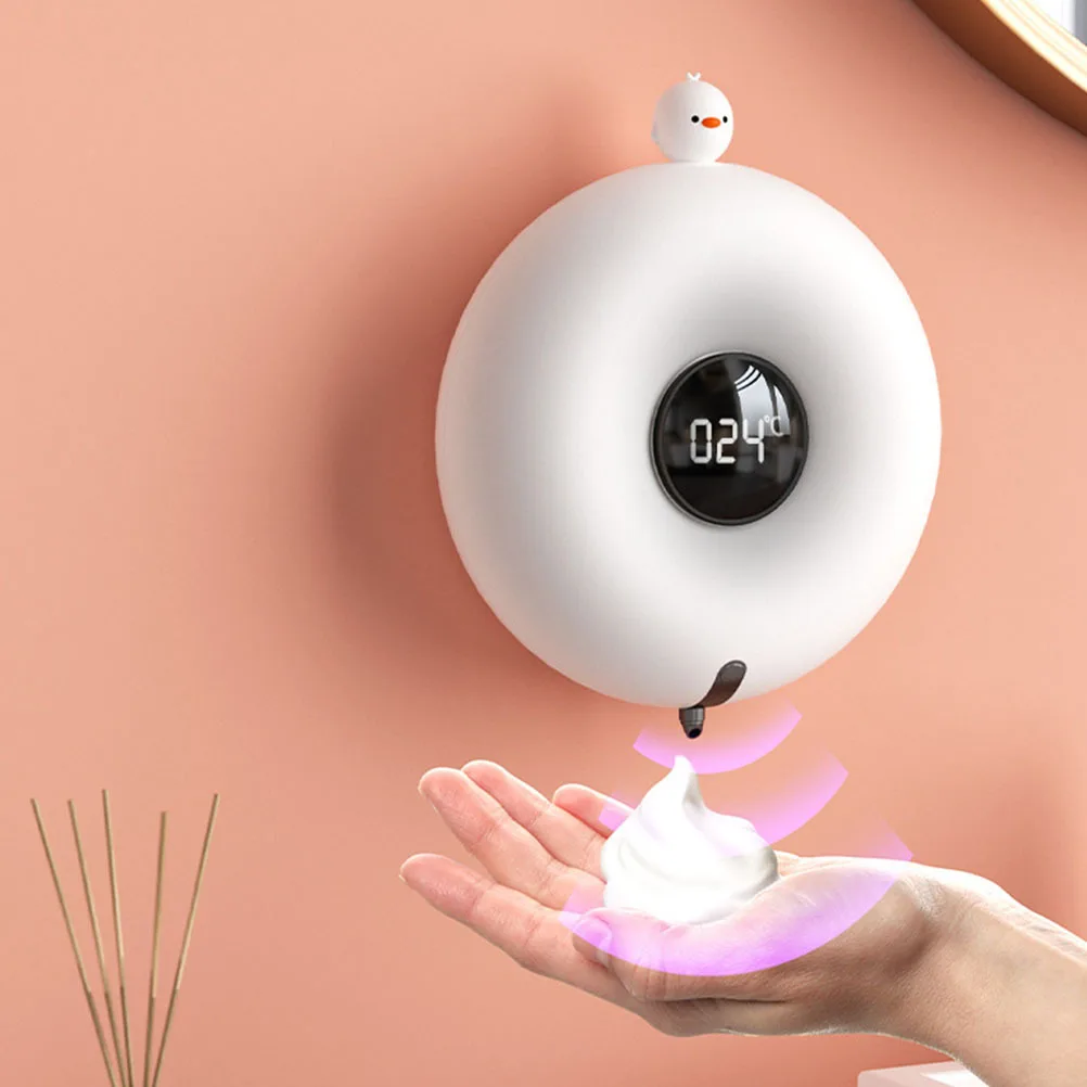 

1 Set Automatic Foaming Soap Dispenser Touchless Sensor Large Capacity Wall Mounted Animal Design Refillable Bathroom Kitchen