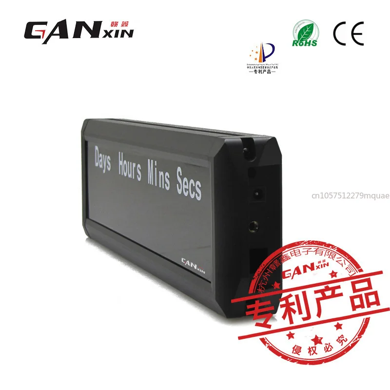 9-10 Digit Timer, Alarm Clock, College Entrance Examination Countdown Timer, Day, Minute and Second Display Large Screen