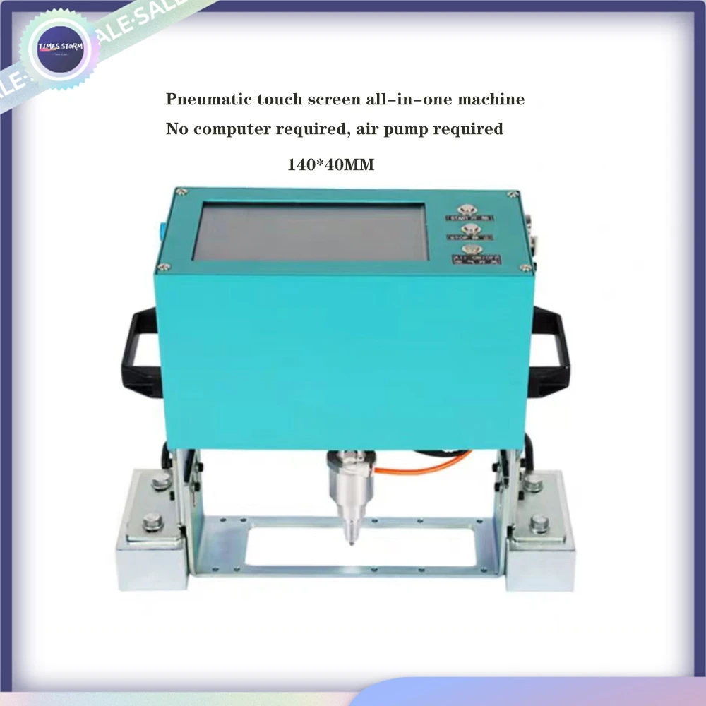 Electric Handheld Vin Number Metal Nameplates Battery Operated Dot Peen Marking Machine Metal Engraving Machine for Steel