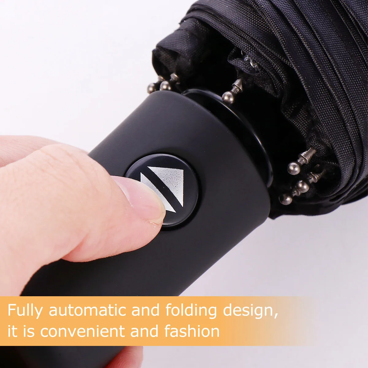 

1Pcs Folding Umbrella Fully Automatic Transparent Triple Compact Outdoor Travel Rain Sun Protection Waterproof Umbrella