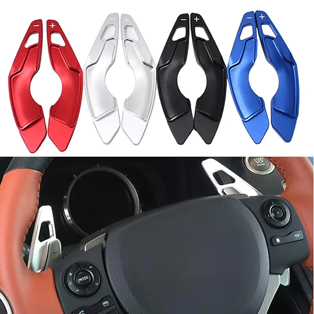 Car Steering Wheel Gear Shifter Shift Paddle Extension For Lexus RC NX IS NX200T IS200T 300H aluminum paddle shifters 2pcs