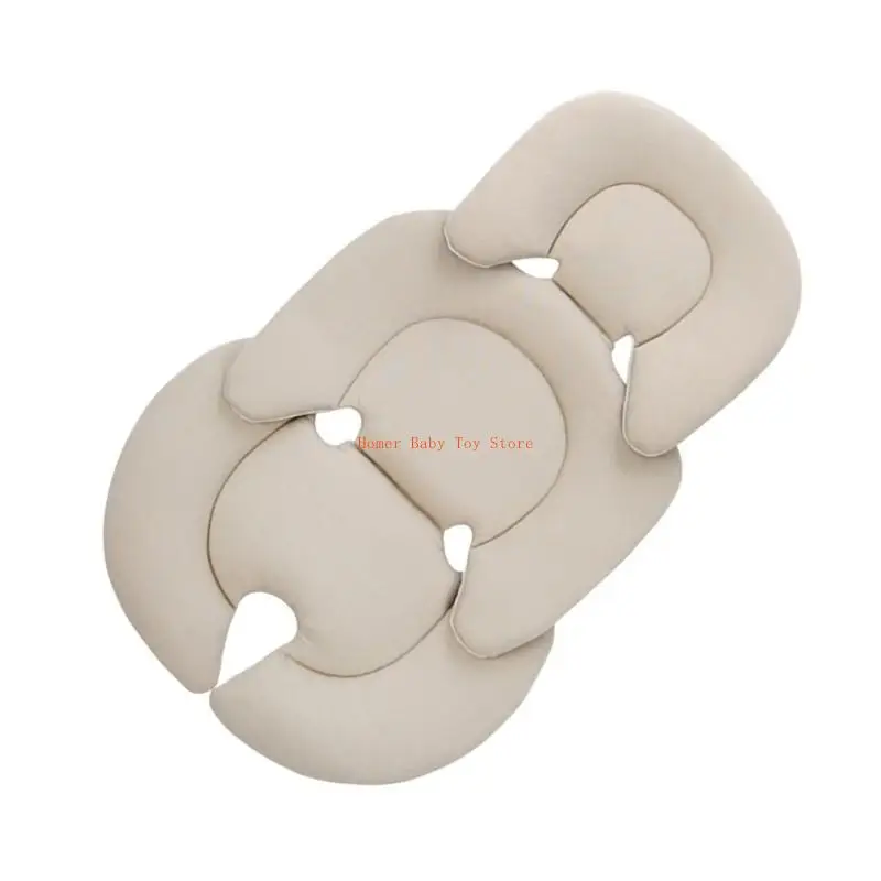 

J0PF Upgraded Pram Pad Breathable Baby Insert Convenient Pram Cushions Fabric