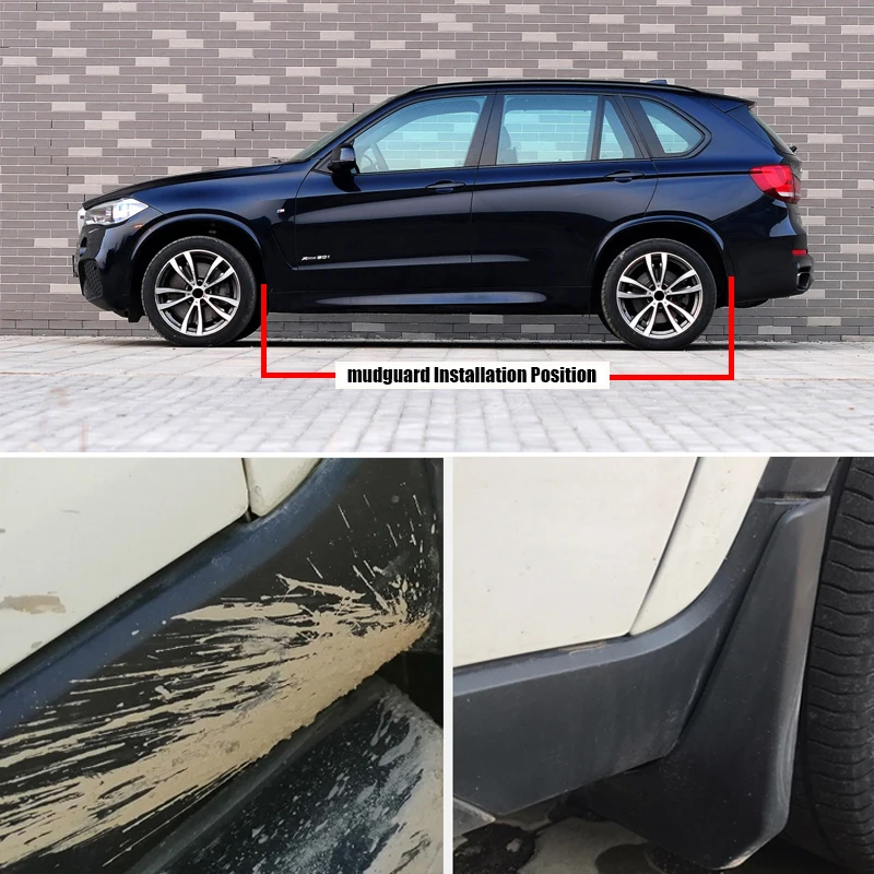 TONLINKER Błotnik samochodowy do BMW X5 M Sport F15 2014 2015-2017 2018 Błotniki Chlapacze przednie Błotniki tylne Akcesoria