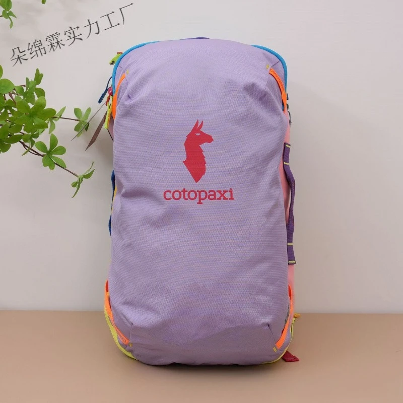 Waterproof Color Block Backpack Men Women Large Capacity Travel Bag Outdoor Hiking Backpack Lightweight School Bookbag Laptop Daypack 2026