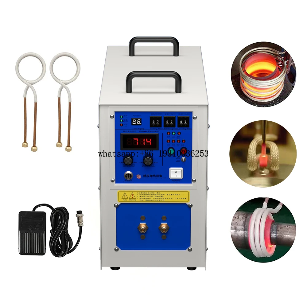 

Induction Heating Machine 220V For Copper Tube Brazing, Metal Melting Furnace With 15kw Power