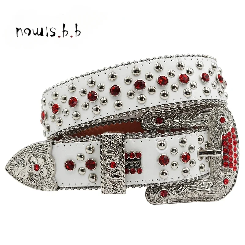 Diamond Rhinestone Belts Fashion Luxury Crystal Studded Pin Buckle Belt Cinto De Strass Belts for Women Jeans Decoration