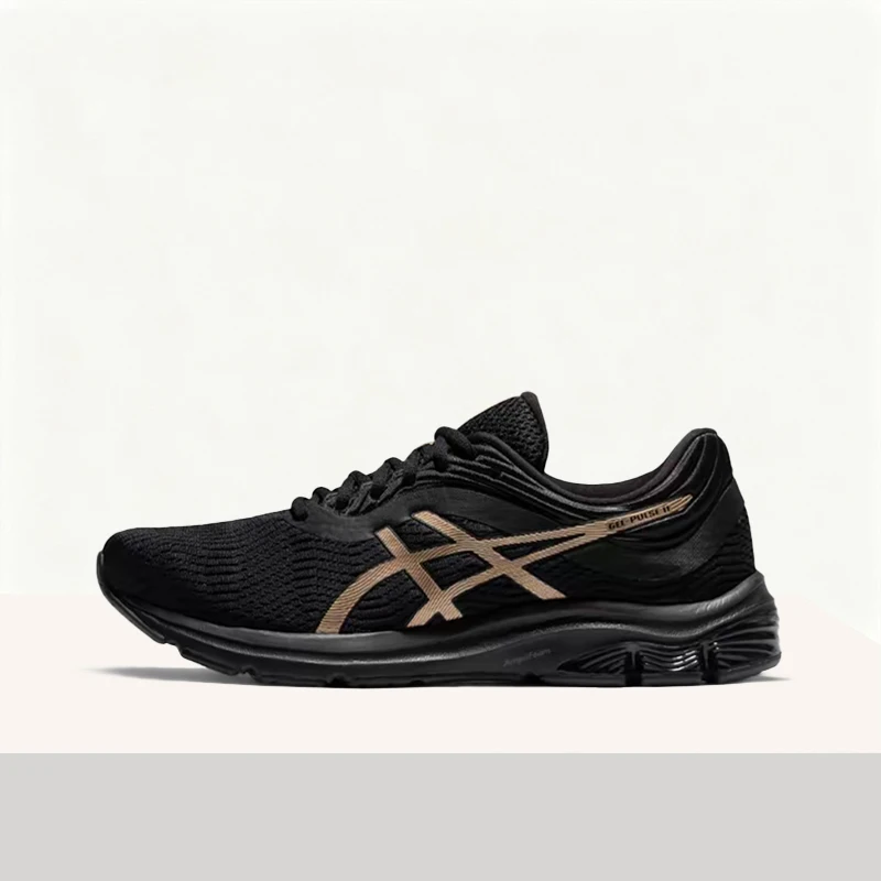 ASICS Gel-Pulse 11 Men's Black/Gold Low-Top Casual Runners – Soft Breathable Upper,Durable Comfort & Cushioned Sole 1011B293-002