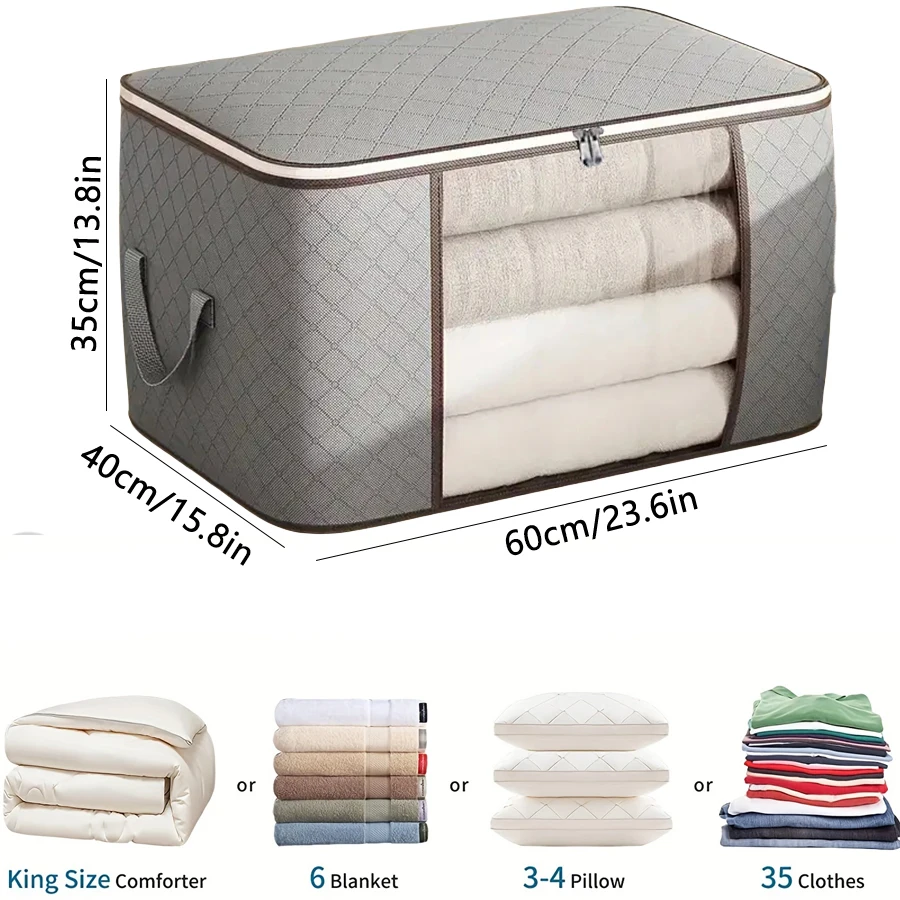 Quilt storage bag, clothing sorting bag, moving and organizing household bedding storage box, supplie