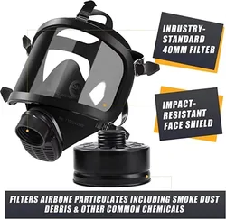 MF14type gas mask full face mask chemical respirator filter self-absorption stimulation mask nuclear pollution protection