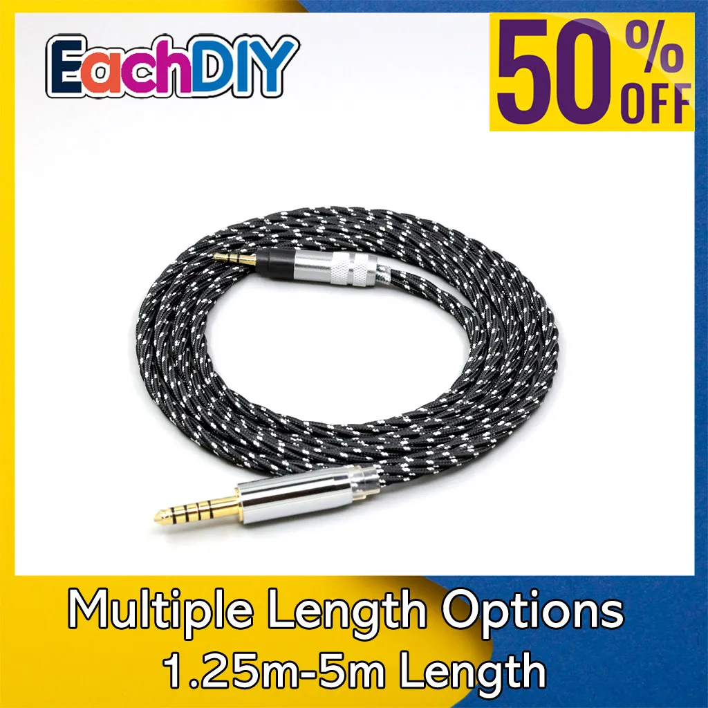 

Кабель для наушников OCC Mixed OFC Twisting Nylon для Sennheiser Urbanite XL, накладные наушники LN008725