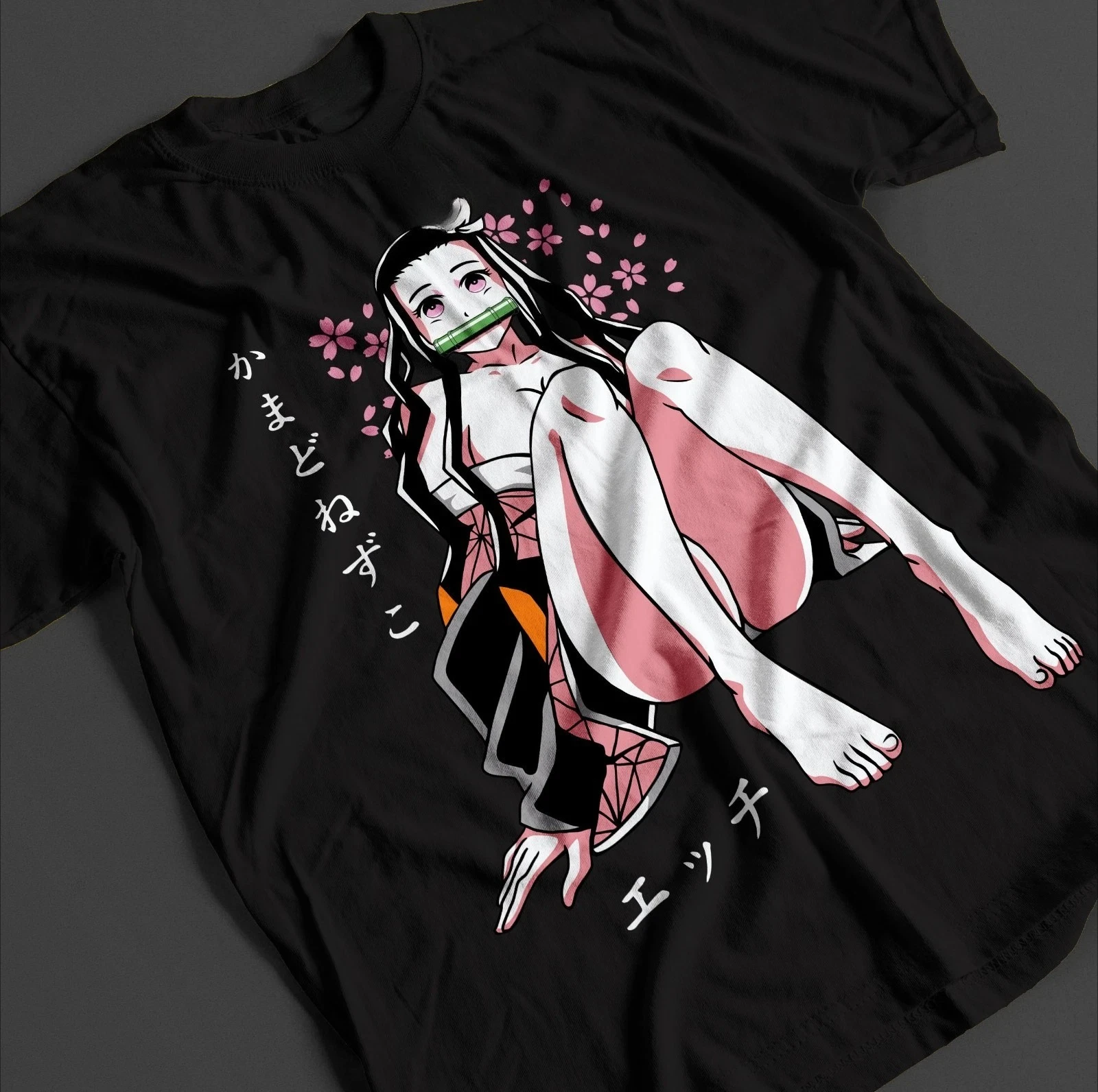 New Year Hot Sale Demon Slayer Shirt Nezuko T-Shirt Tanjiro KNY Anime Zenitsu Top Akaza Muzan Tee Men's Short Sleeves