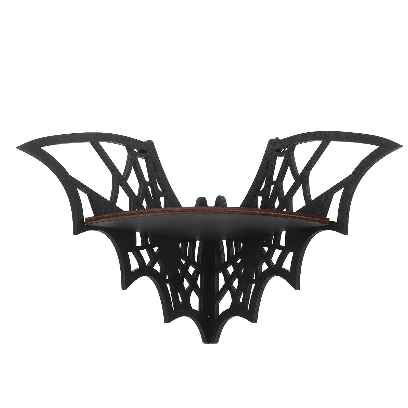 

Bat Corner Shelves Wooden Bat Wall Corner Shelves Gothic Wooden Floating Shelves Crystal Display Shelf Spooky Wall