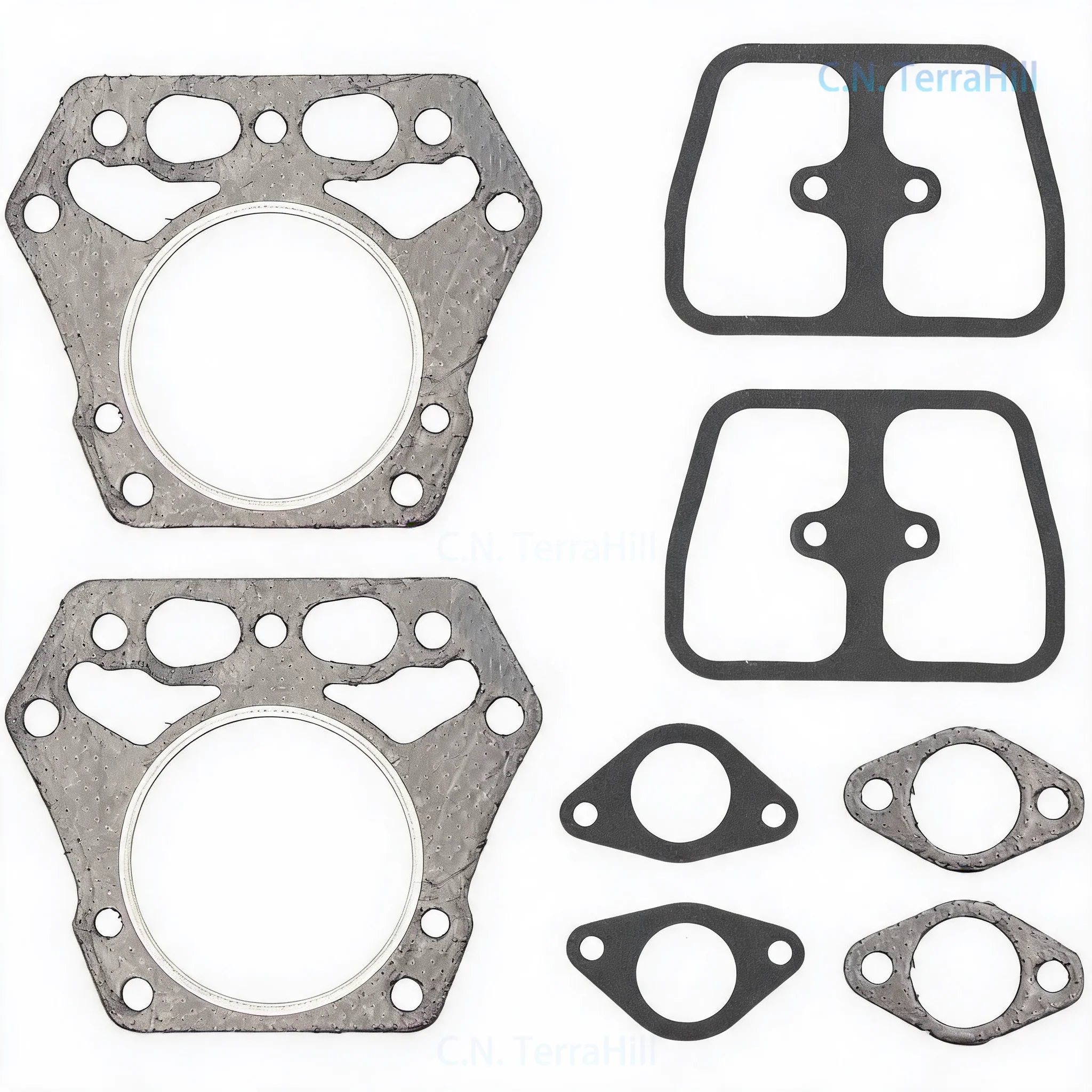 Engine Carburetor Rebuild Kit Compatible with Kawasaki FH381V FH430V Replaces 11004-7006 11060-7001