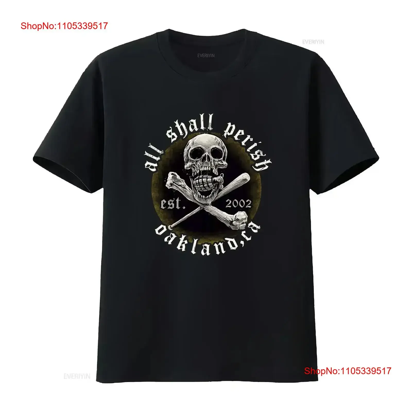 Vintage Early 2000s Tour All Shall Perish T Shirt Black S 5XL BY526 long sleeves Washed Top For Everyday Wear graphic vintage