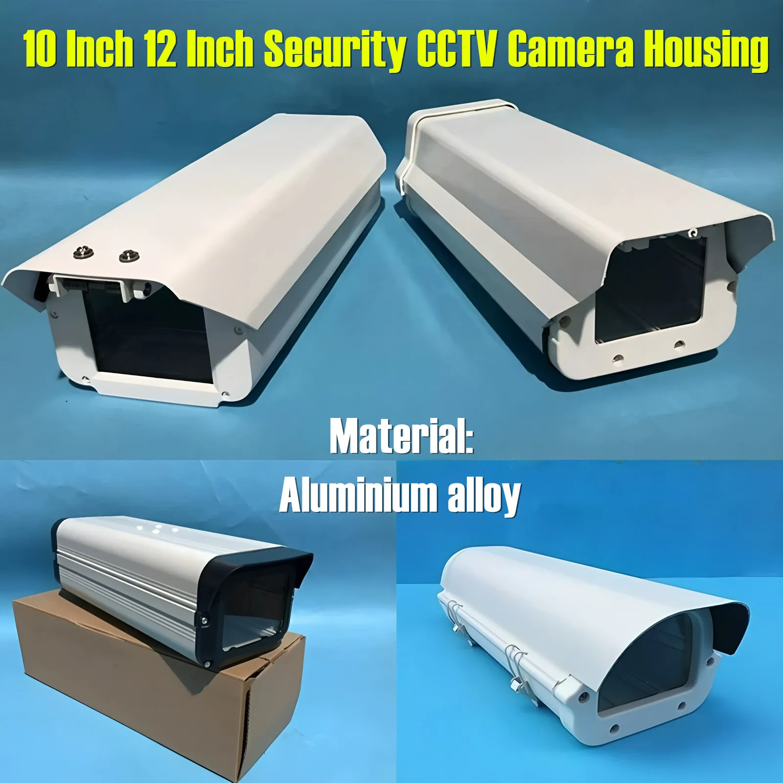 

10inch 12inch CCTV Security Surveillance Camera Housing Enclosure Casing Security Camera Protective Cover Shield Protection Box