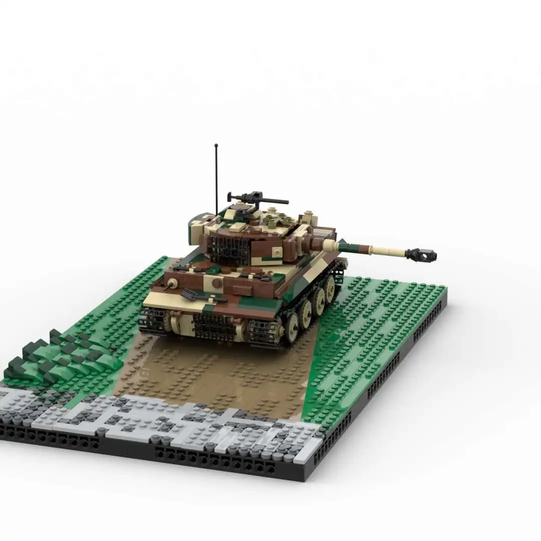 JMBricklayer 61509 – Chasseur De Chars Ferdinand WWII, Kit De Construction Militaire 2436 Pièces