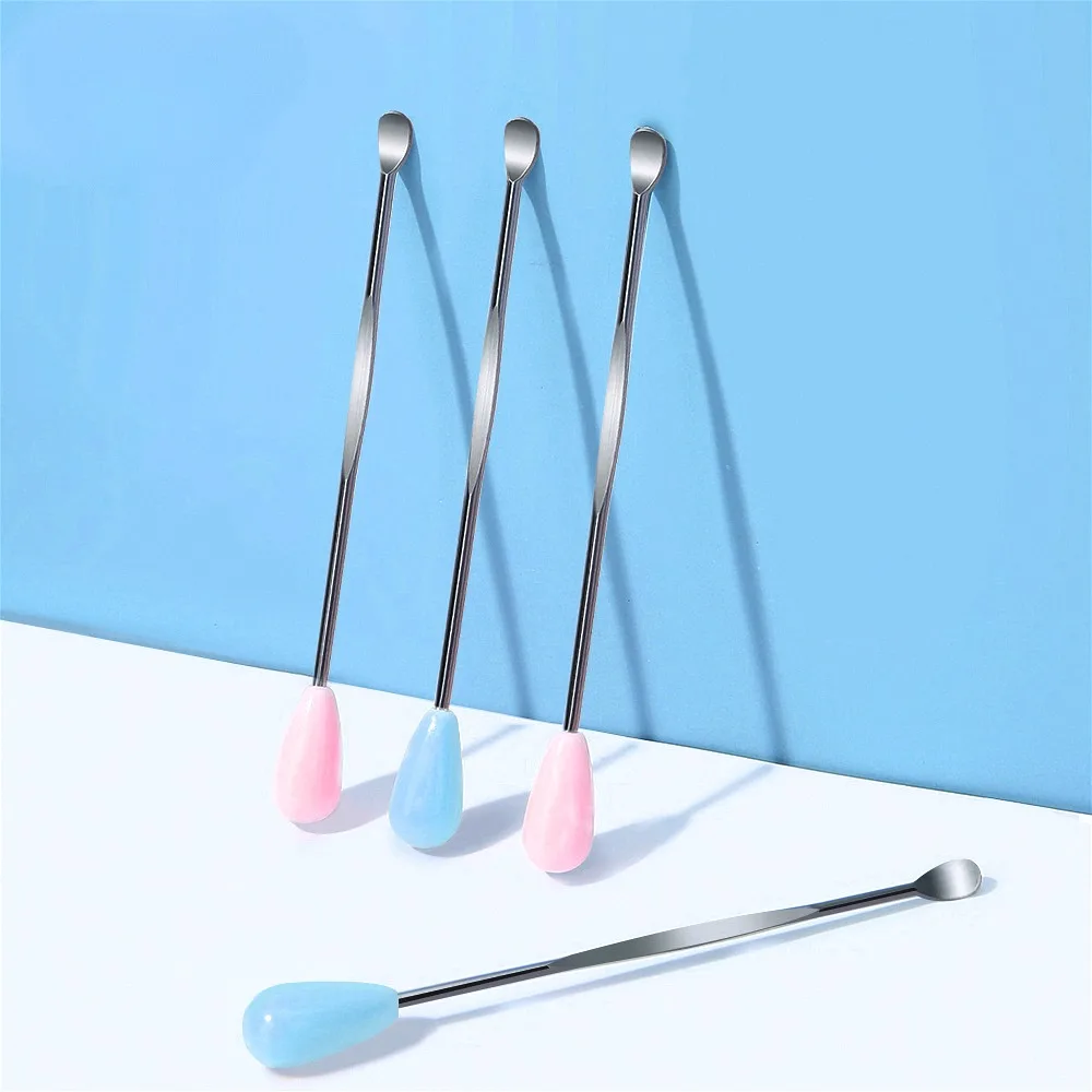 

Инструмент для чистки ушей из нержавеющей стали — многоразовая ложка для чистки ушей для ежедневного ухода за ушами и гигиены