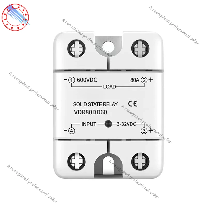 

600V DC Solid State Relay Controlled DD40A60A80A High Voltage DC Relay