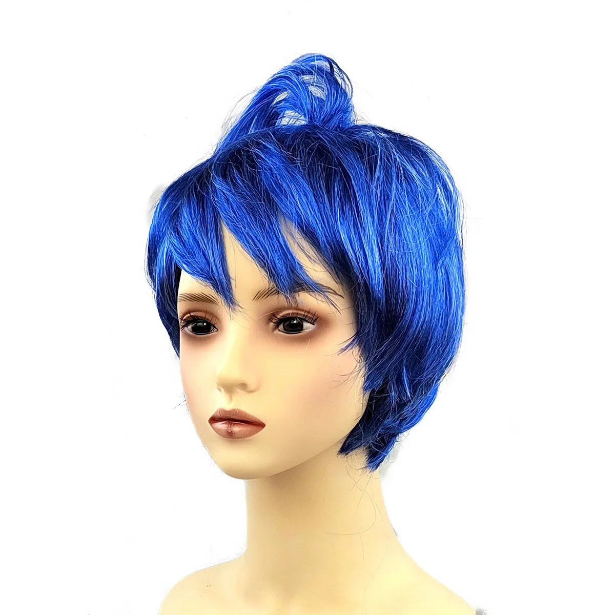 Moomu-コスプレ用の人工毛ウィッグ,2つの漫画の裏返し,耐熱性,パーティードレス用