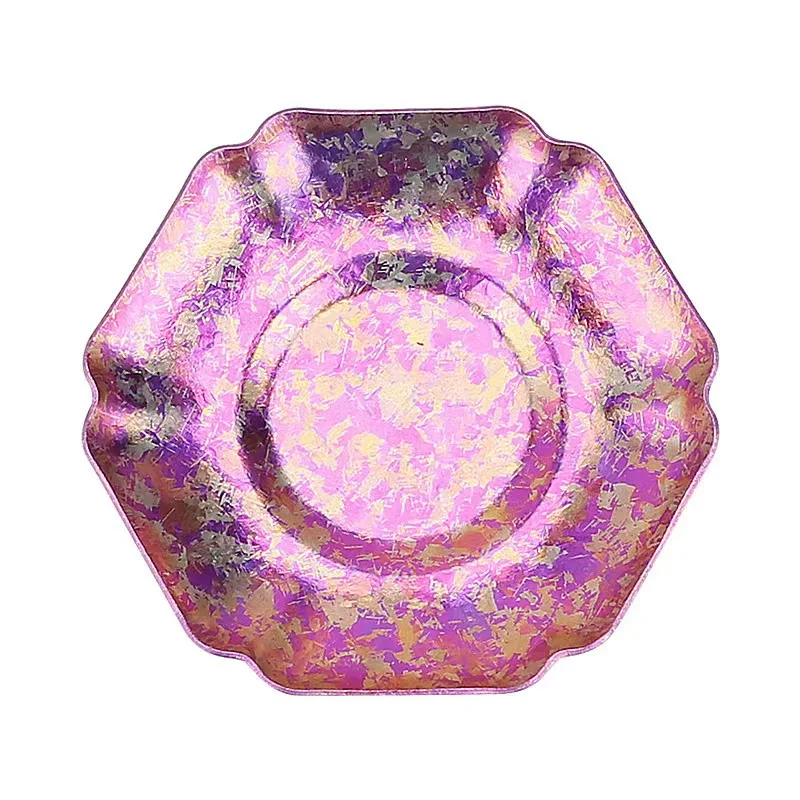 Pure Titanium Teacup Mat,Vintage,High Temperature Crystallization,Heat Insulation And Non-slip,Tea Accessories,Saucer/Cup Holder gallery 4