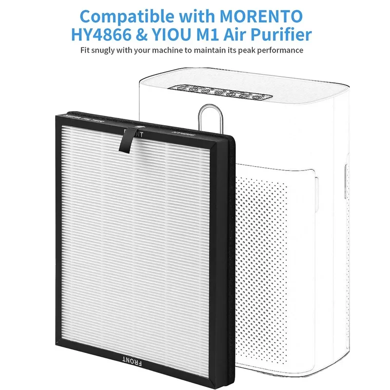 Ersatzteile für MORENTO HY4866 Luftreiniger H13 Ture HEPA-Filter