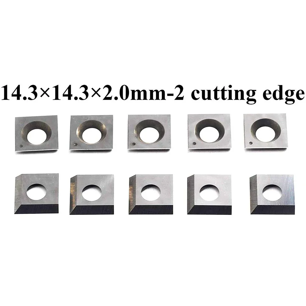 Carbide Blades 14.3mm Carbide Cutter Insert 25-499 For 25-130h,20-600h, 25-131h 40700H-CT 10pcs Blades CNC Tool Parts
