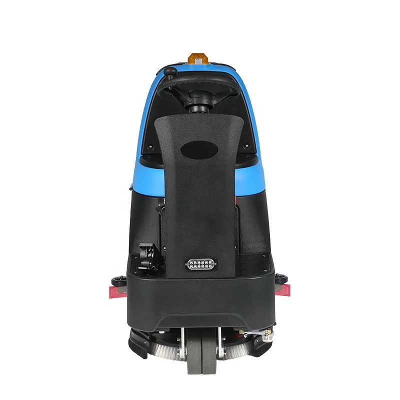 Electric New Automatic Single Disc Ride Floor Scrubber Tile Washing Cleaning Dryer Machine 1500W 560mm Factory Supermarket