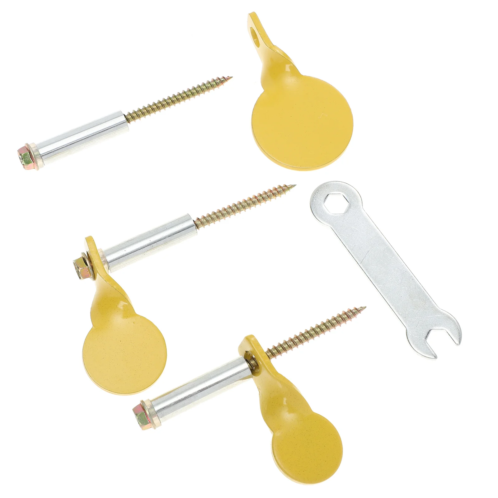 

Portable Metal Hanging Targets for Shooting Exercise Small Sturdy Mounted Bright Color Long Distance Train