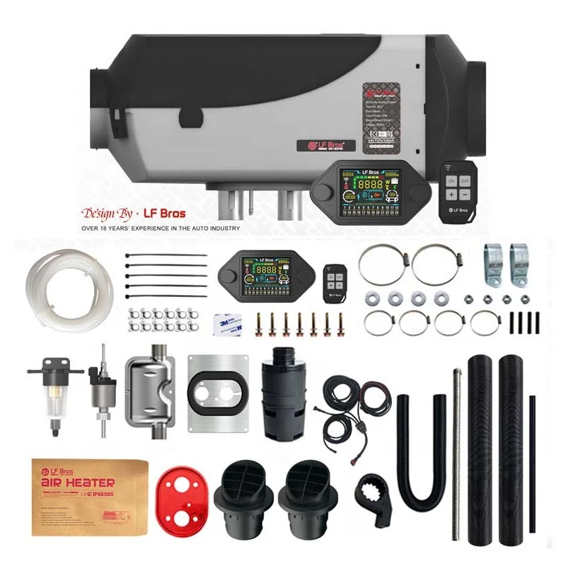 

2kw 12V Diesel Air Parking Heater with Fan for Cargo Truck Bus Caravan Camping Van Campervan & Motorhome