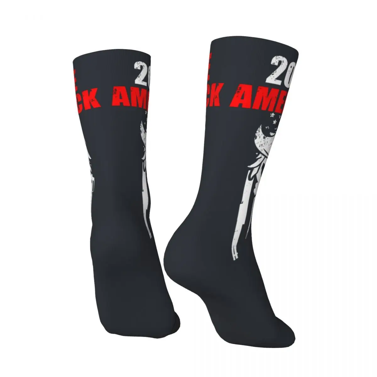 Hip Hop Retro Trump 2024 Take America Back Tank Crazy Men's compression Socks Unisex Street Style Printed Funny Sock Boys Gift