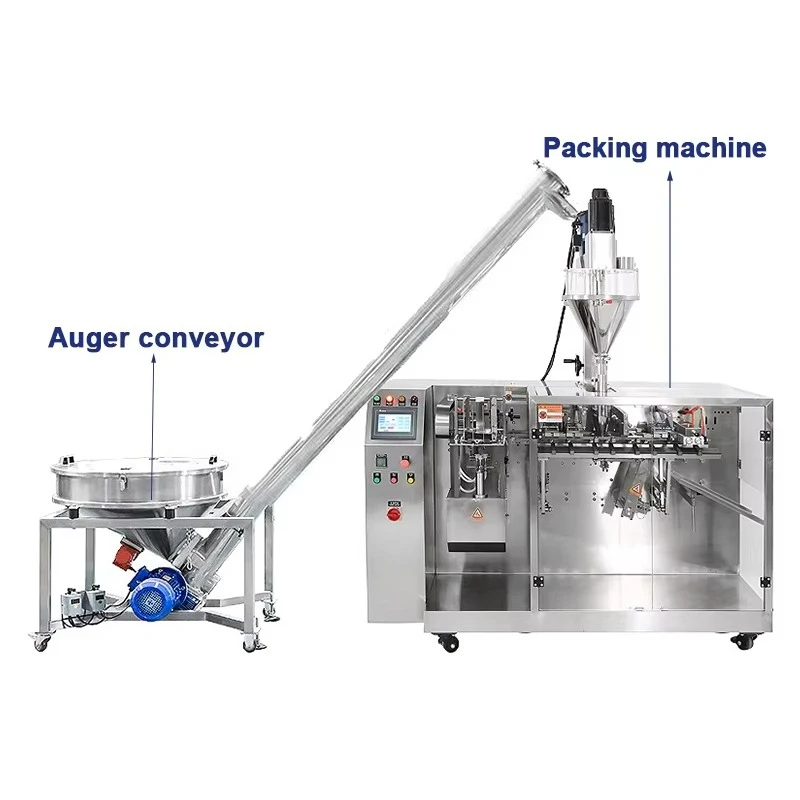 Customized Premade Bag Flour Packaging Machinery Filling Coffee Milk Automatic Spice Powder Doypack Pouch Packaging Machine