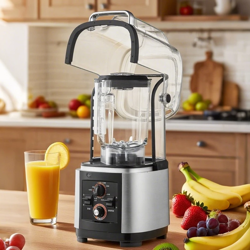 Low noise wall breaker with sound insulation cover, crushed ice juicing, multi-functional juicer 2L