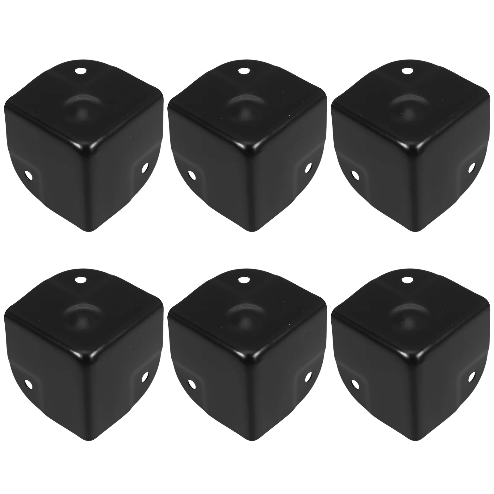 

6pcs Corner Protectors Electroplated for Luggage Speakers Furniture Baby Boxes Iron Cabinet Door Hardware